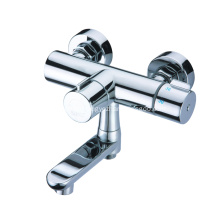 Copper Thermostatic Bathtub Mixer With Long Spout